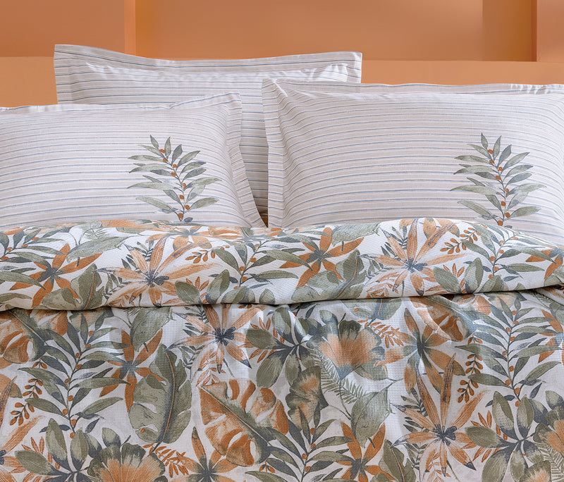Amy Bedrukt katoenen zomerdekbedset