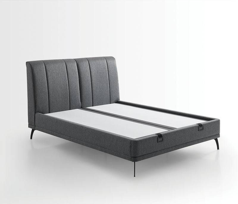 Black Ice Boxspring en hoofdbord 2-delige set
