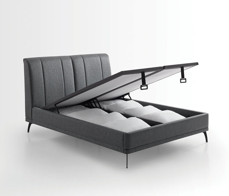 Black Ice Boxspring en hoofdbord 2-delige set