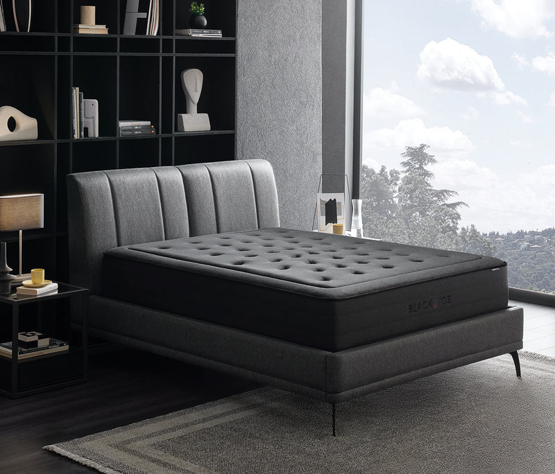 Black Ice Matras, boxspring en hoofdbord 3-delige set