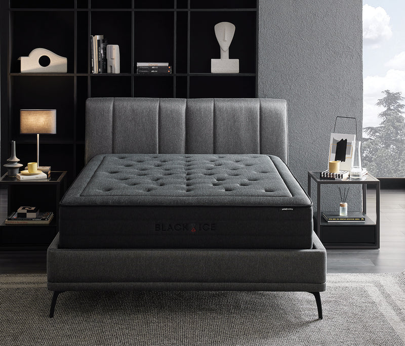 Black Ice Matras, boxspring en hoofdbord 3-delige set
