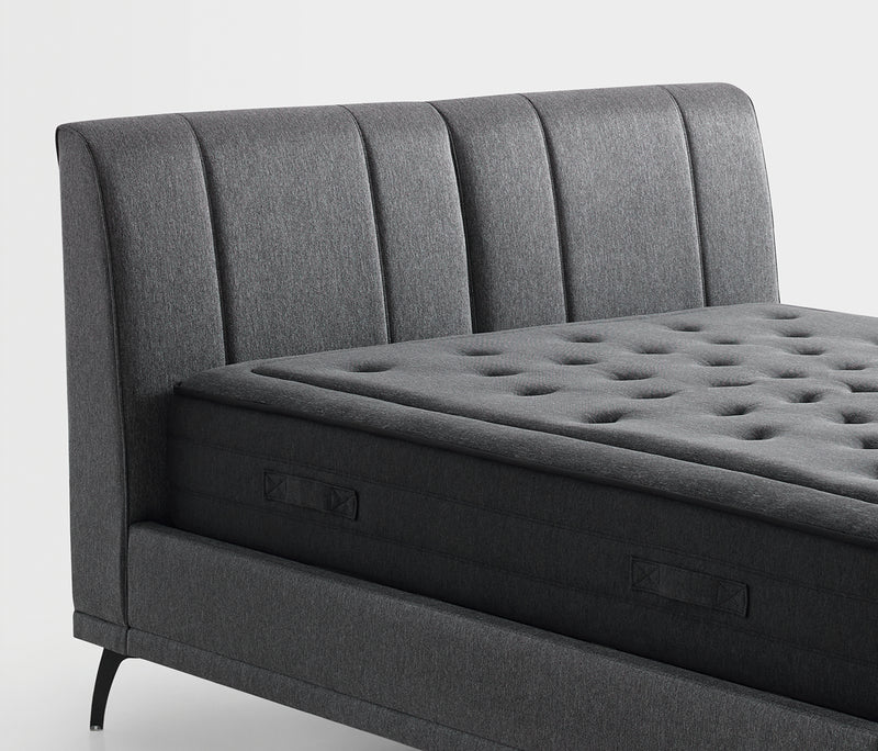 Black Ice Matras, boxspring en hoofdbord 3-delige set