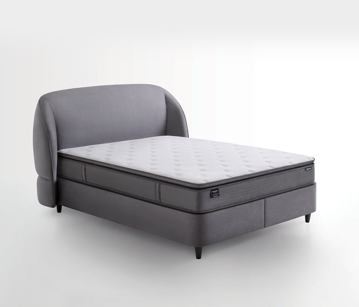 Orthopedic Support Matras, boxspring en hoofdbord 3-delige set