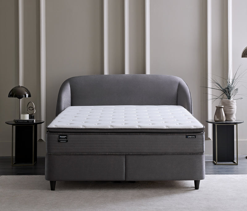 Orthopedic Support Matras, boxspring en hoofdbord 3-delige set