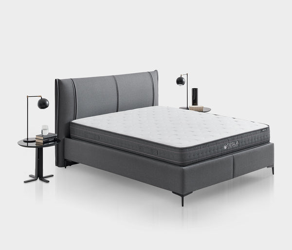 Tesla Sleep Power Matras, boxspring en hoofdbord 3-delige set