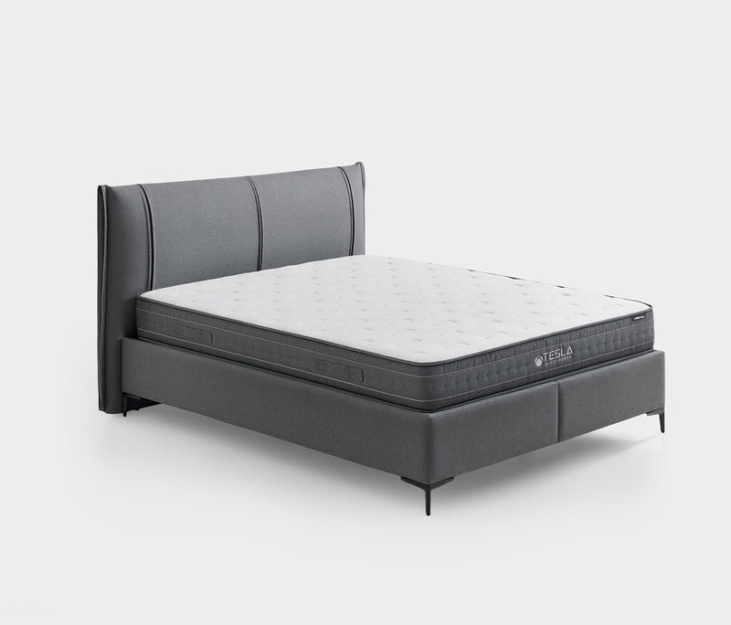 Tesla Sleep Power Matras, boxspring en hoofdbord 3-delige set