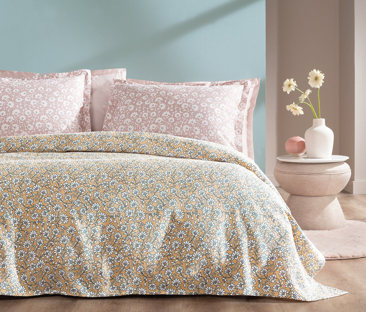 April Bedrukt katoenen zomerdekbedset