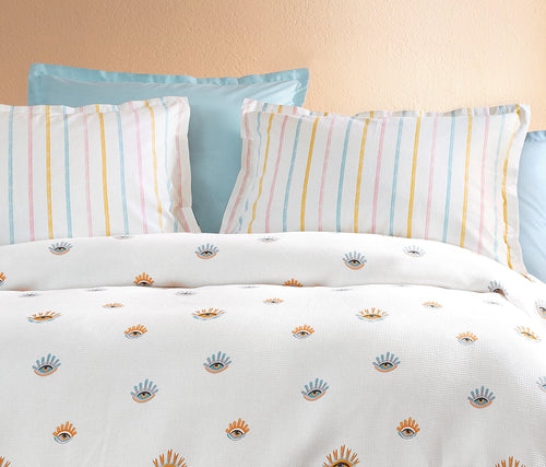 Aldon Bedrukt katoenen zomerdekbedset