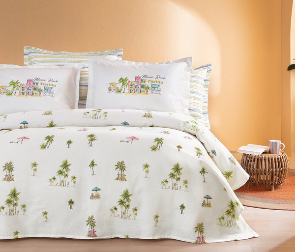 Aria Bedrukt katoenen zomerdekbedset