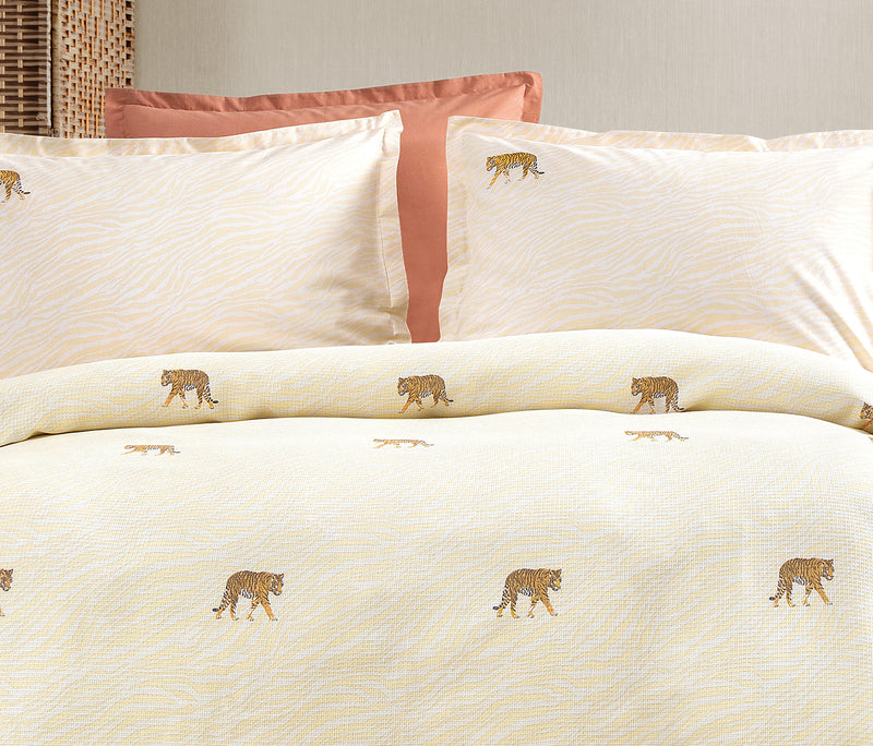 Lena Bedrukt katoenen zomerdekbedset
