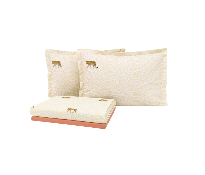 Lena Bedrukt katoenen zomerdekbedset