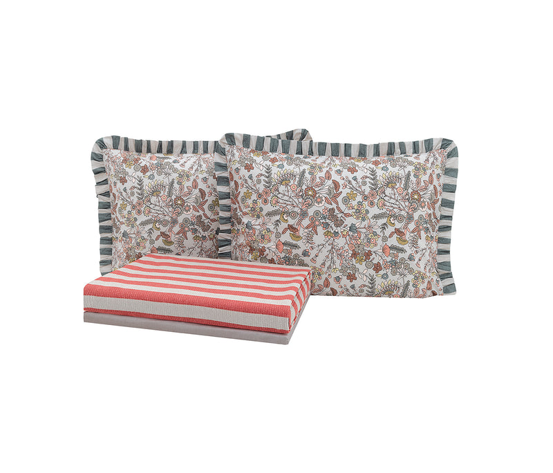 Otto Bedrukt katoenen zomerdekbedset