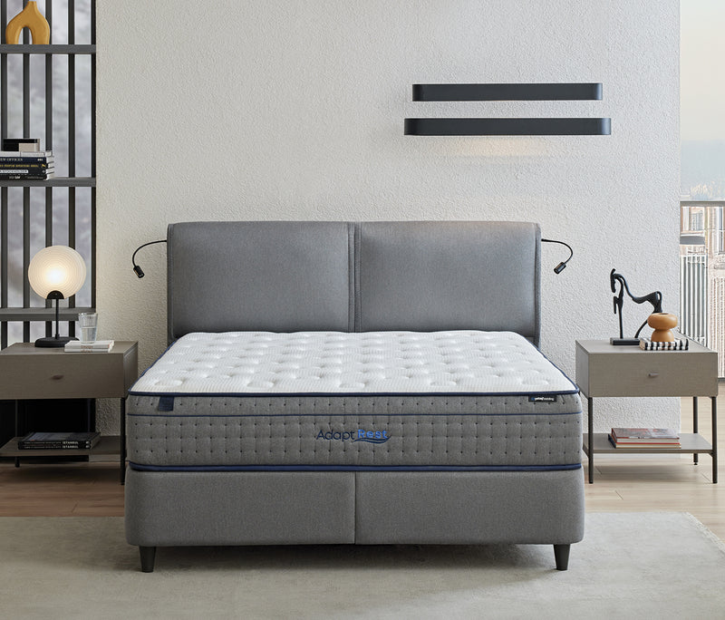 Adapt Rest Matras, boxspring en hoofdbord 3-delige set
