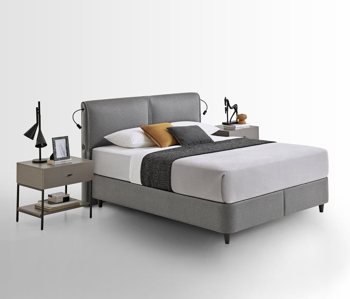 New Lotto & Adapt Rest Boxspring en hoofdbord 2-delige set