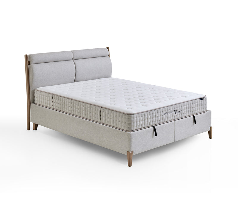 Ergonomic Air Matras, boxspring en hoofdbord 3-delige set