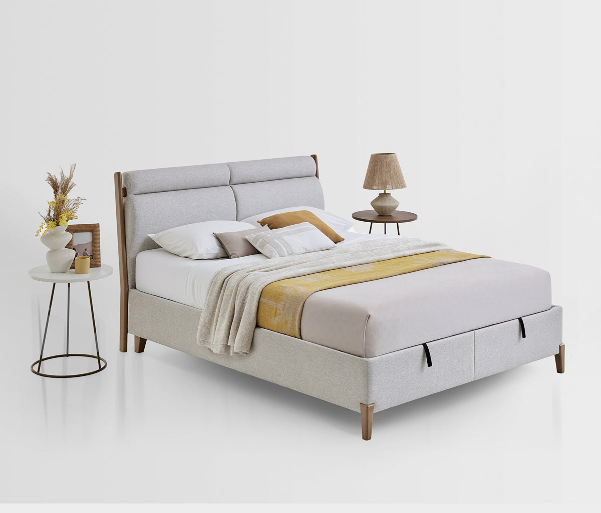 Ergonomic Air Boxspring en hoofdbord 2-delige set