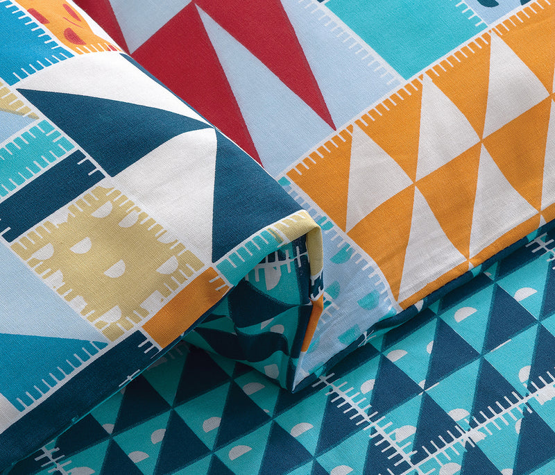 Patchwork Ranforce dekbedovertrekset