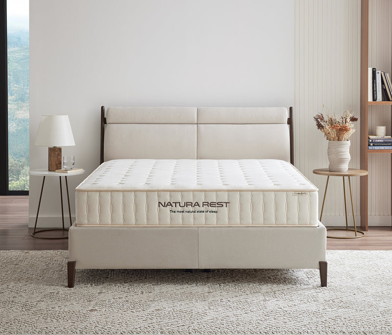 Natura Rest Matras & Ergonomic Matras, boxspring en hoofdbord 3-delige set