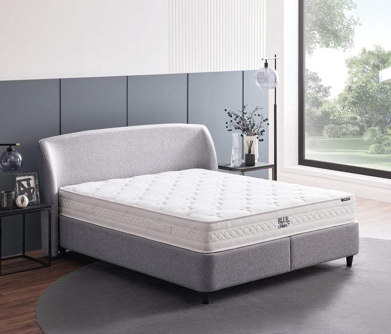 Blue Star & New Canto Matras, boxspring en hoofdbord 3-delige set