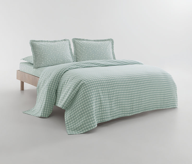 Grace Bedrukt katoenen zomerdekbedset