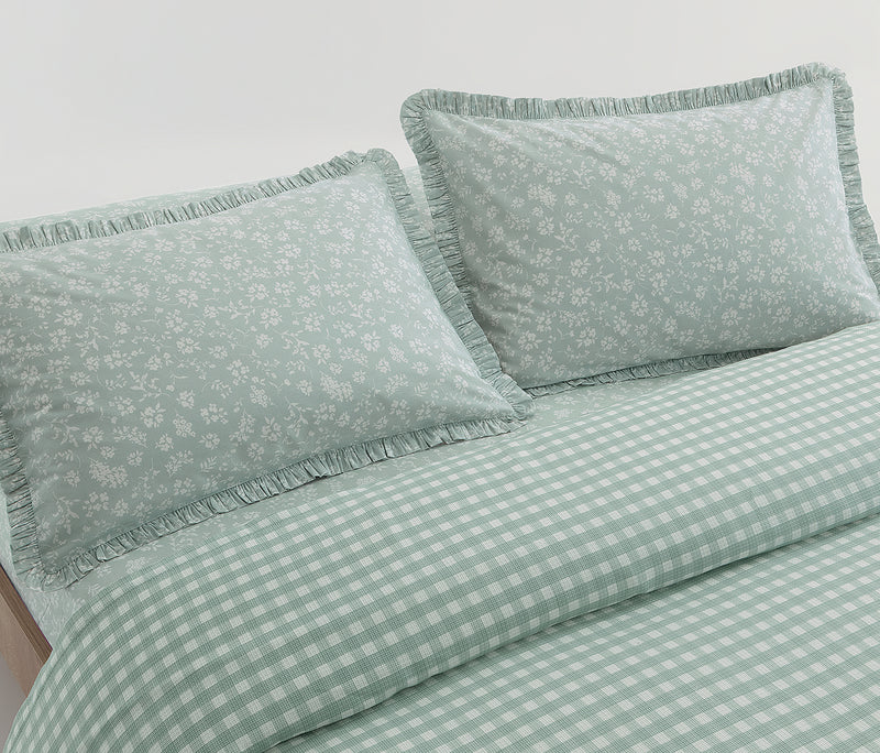 Grace Bedrukt katoenen zomerdekbedset