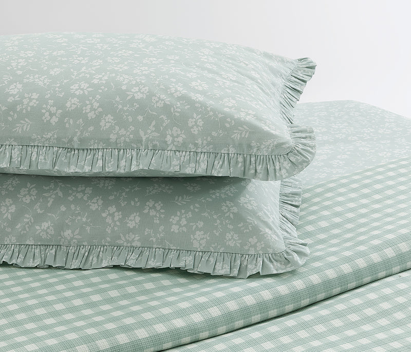 Grace Bedrukt katoenen zomerdekbedset