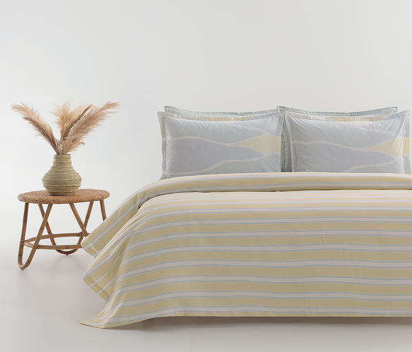 Mathias Bedrukt katoenen zomerdekbedset