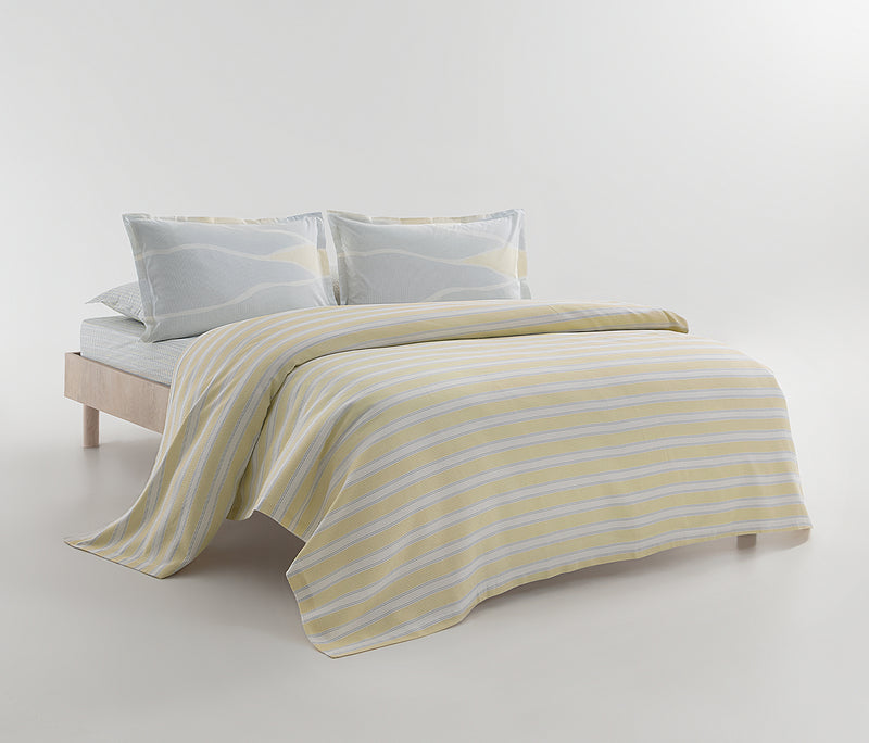 Mathias Bedrukt katoenen zomerdekbedset