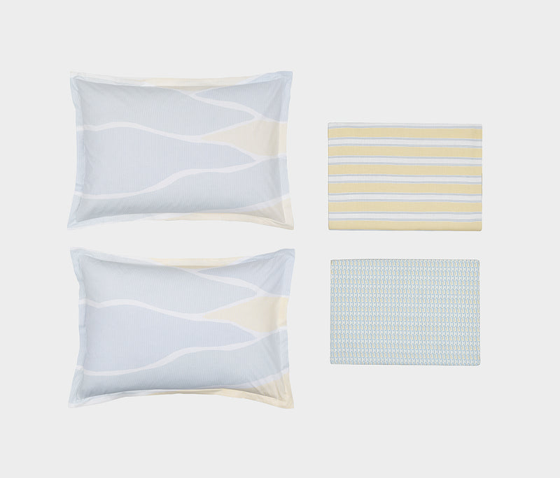 Mathias Bedrukt katoenen zomerdekbedset