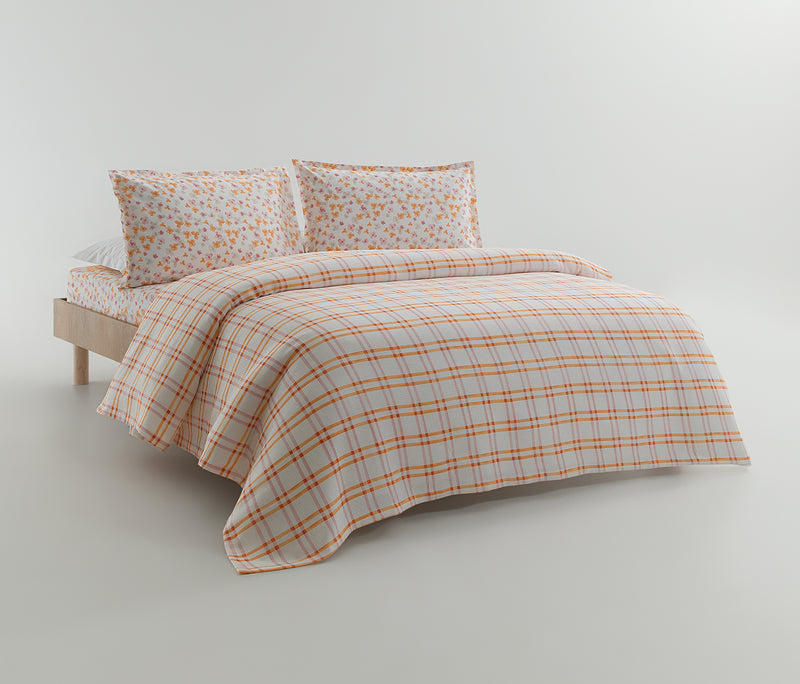 Tindra Bedrukt katoenen zomerdekbedset