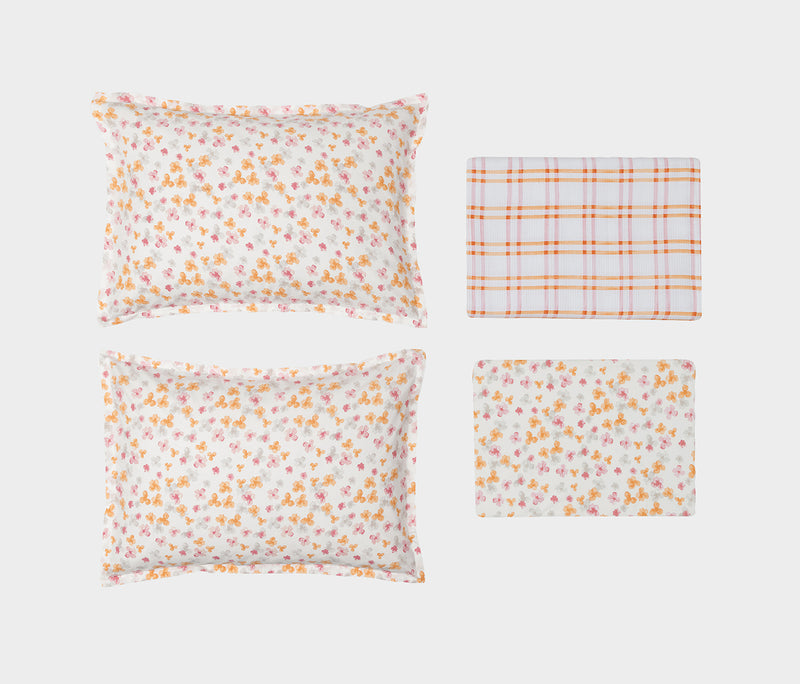 Tindra Bedrukt katoenen zomerdekbedset
