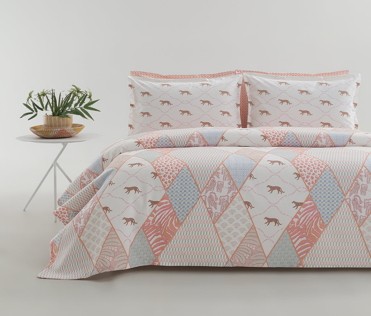 Ribera Bedrukt katoenen zomerdekbedset