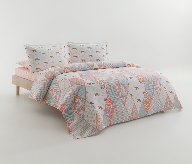 Ribera Bedrukt katoenen zomerdekbedset