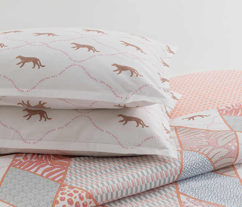Ribera Bedrukt katoenen zomerdekbedset