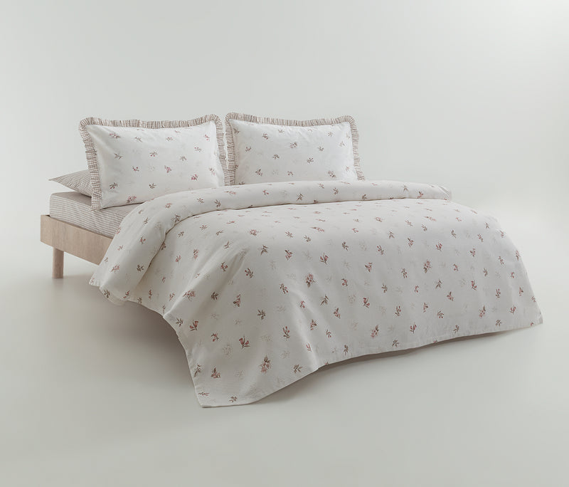 Hannya Bedrukt katoenen zomerdekbedset