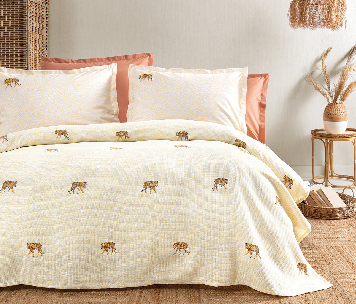 Lena Bedrukt katoenen zomerdekbedset
