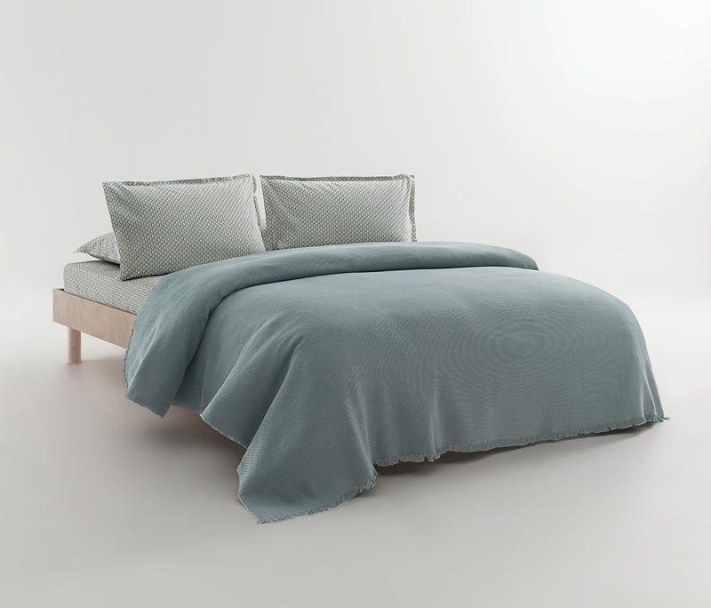 Fido Dobbygeweven zomerdekbedset in katoen, tweede productfoto op een effen achtergrond