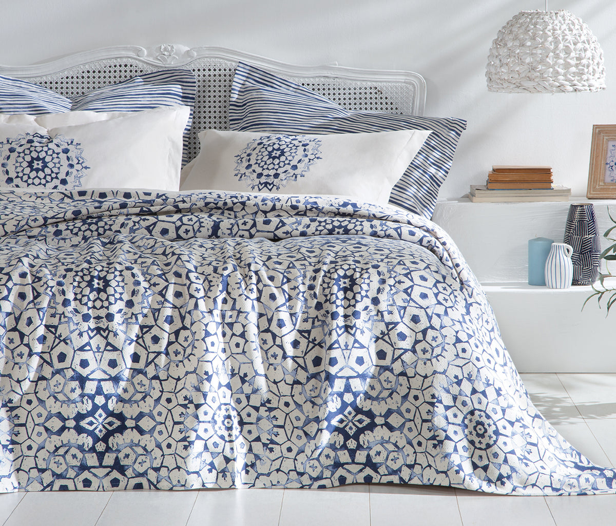 Sancia Bedrukt katoenen zomerdekbedset