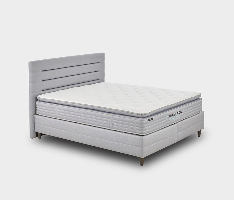Supreme Pedic Matras, boxspring en hoofdbord 3-delige set