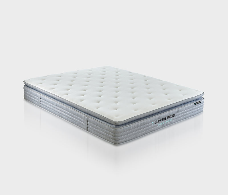 Supreme Pedic Matras, boxspring en hoofdbord 3-delige set