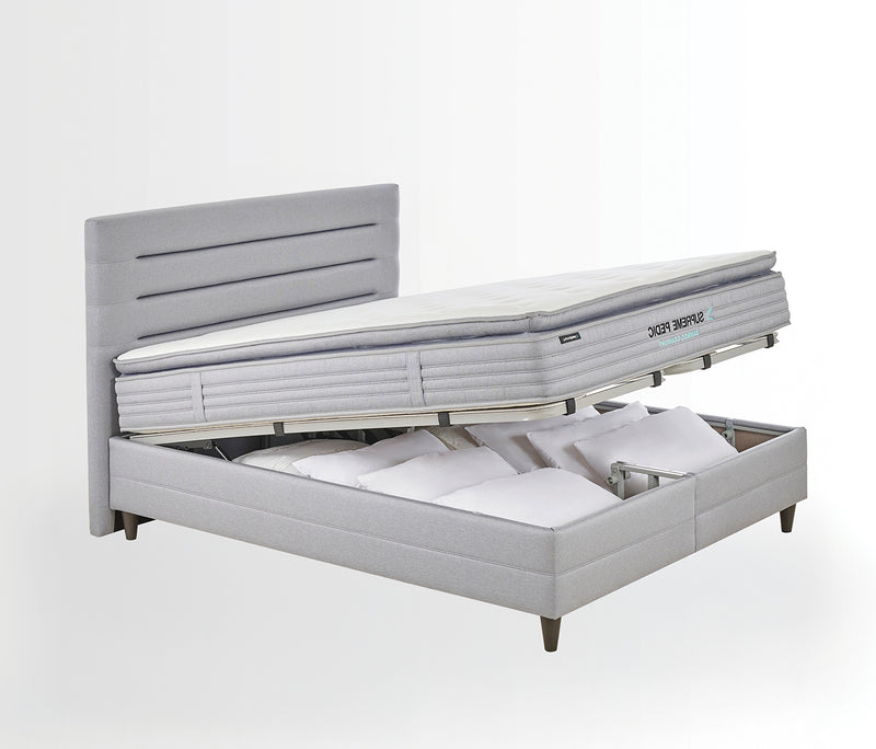 Supreme Pedic Matras, boxspring en hoofdbord 3-delige set