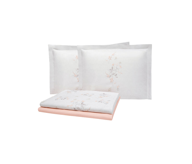 Ember Bedrukt katoenen zomerdekbedset