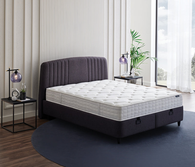 Silver Therapy Matras, boxspring en hoofdbord 3-delige set