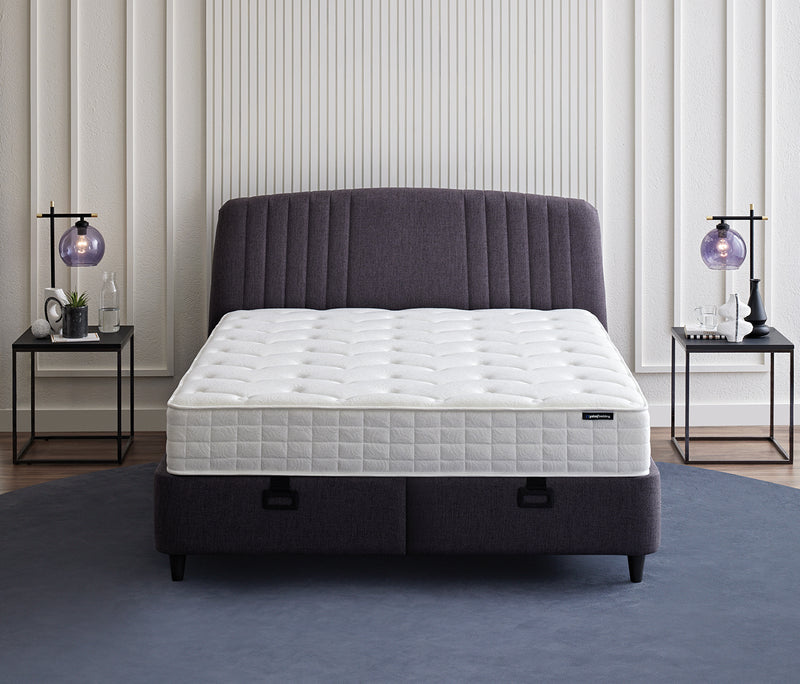 Silver Therapy Matras, boxspring en hoofdbord 3-delige set