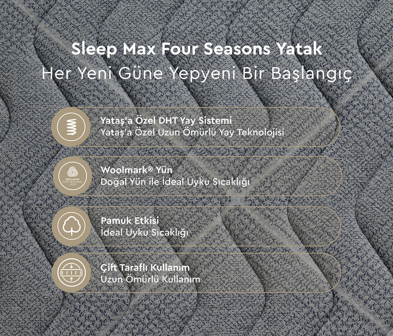 Sleep Max Four Seasons Orthopedisch roll-pack matras