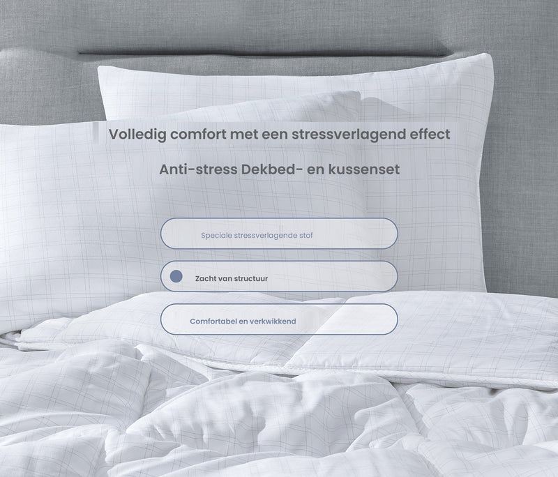 Anti-stress Dekbed- en kussenset