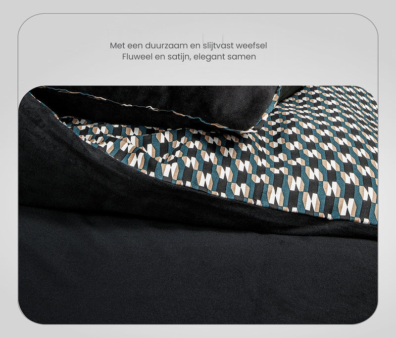 Charme Bronte Fluweel-satijnen dekbedovertrekset
