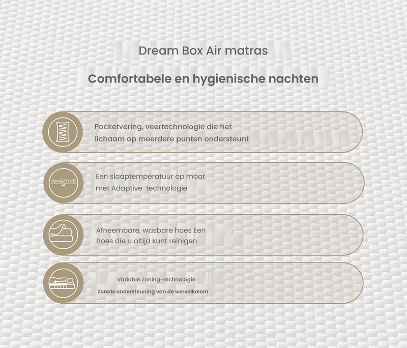 Dream Box Air Orthopedisch roll-pack matras