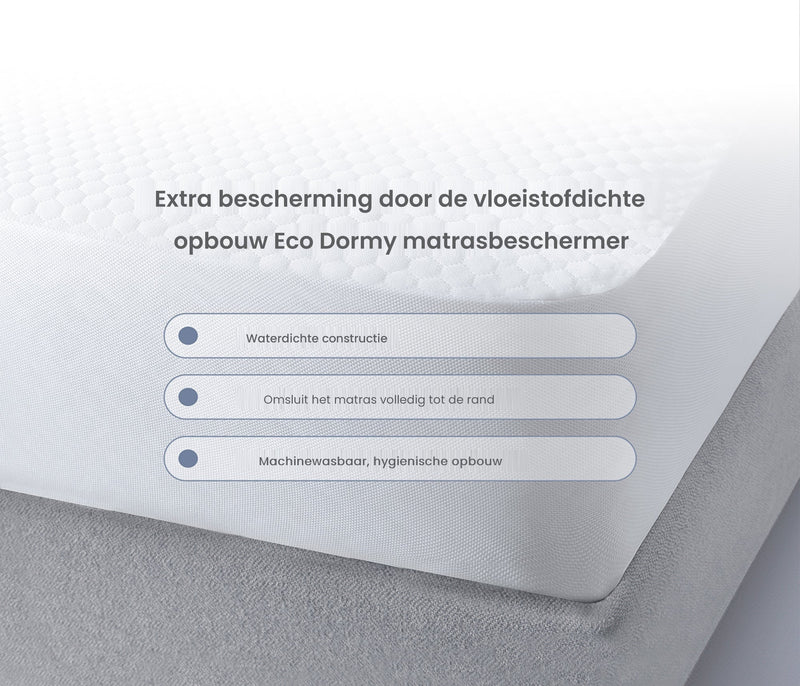 Eco Dormy Waterdichte matrasbeschermer