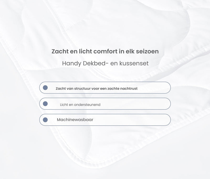 Handy Dekbed- en kussenset